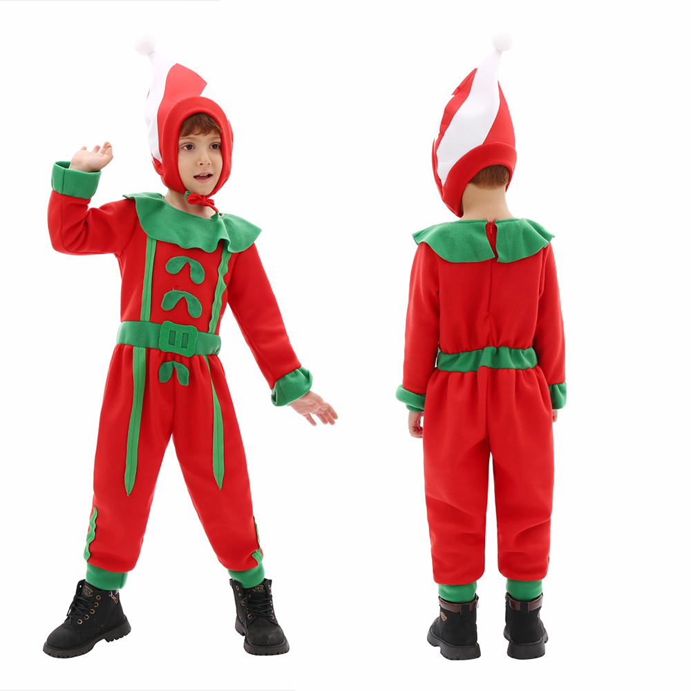 Elf Costume Christmas - 2025 Christmas Elf Kids Cosplay Costume