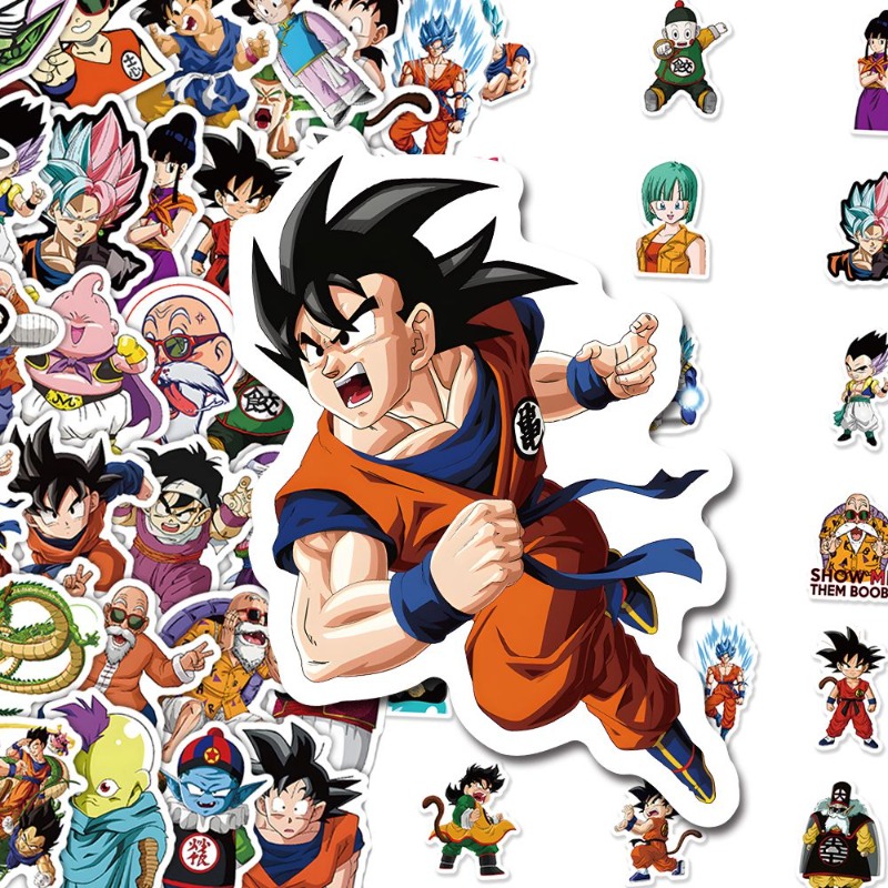 Ornament Ball Set - 60pcs Anime Dragon Ball stickers cartoon