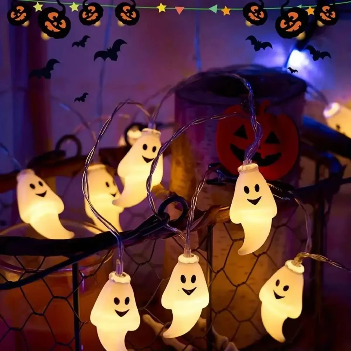 Battery Ghost LED String Light - Led Fairy String Lights 评论和价格