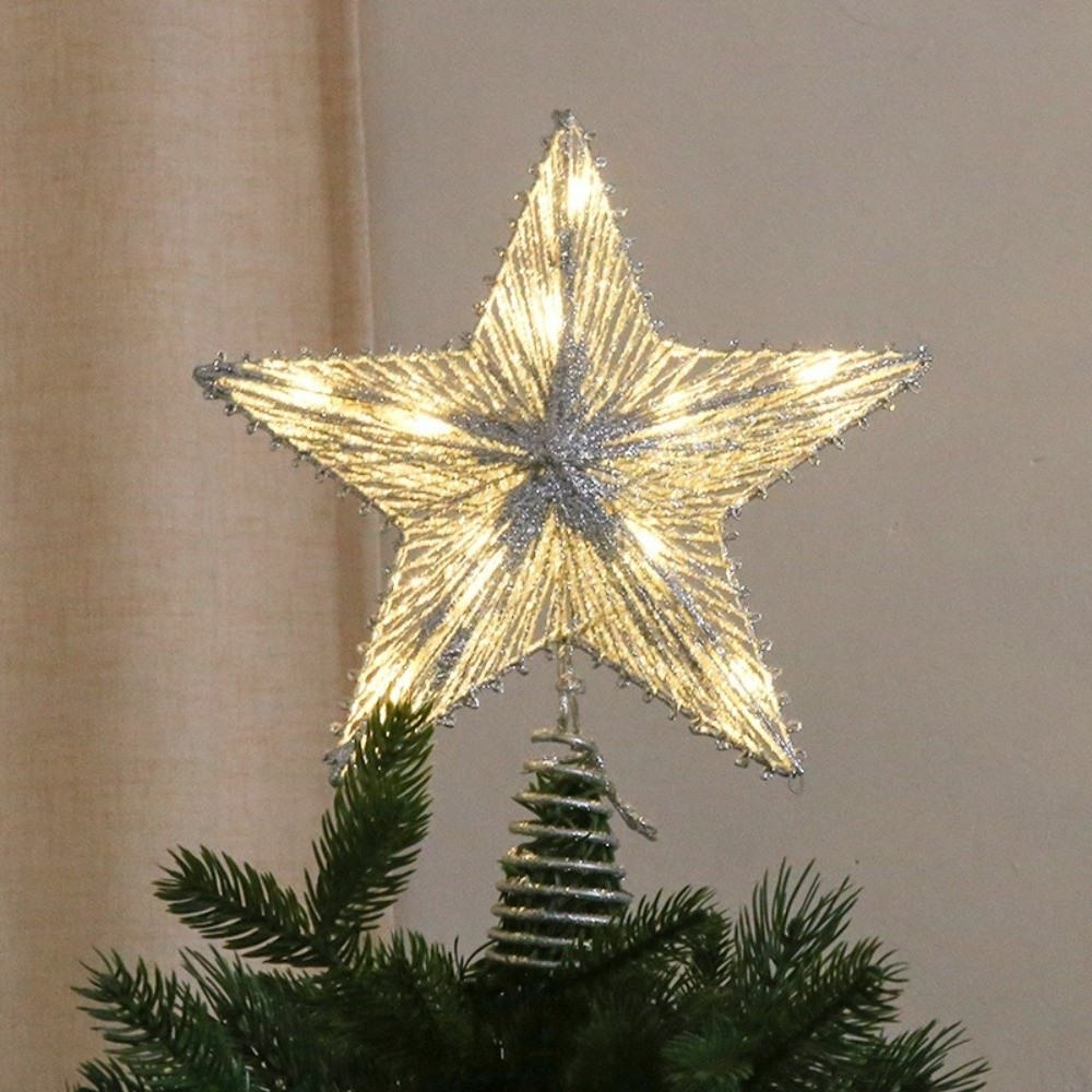 3D Glitter Star Christmas Tree - Star Tree Topper 评论和价格