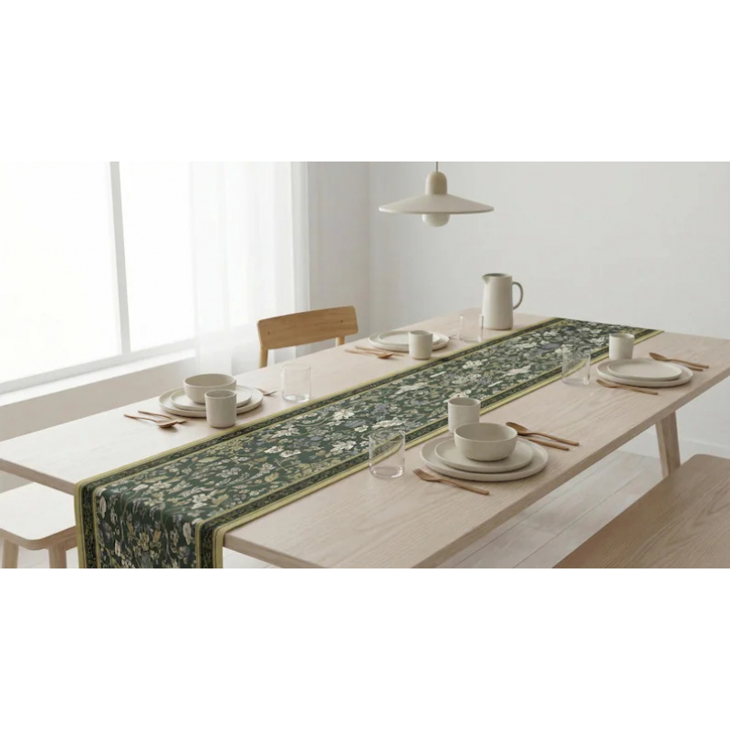 VIKAMA Art Deco Floral Table R - Christmas Table Runner 评论和价格
