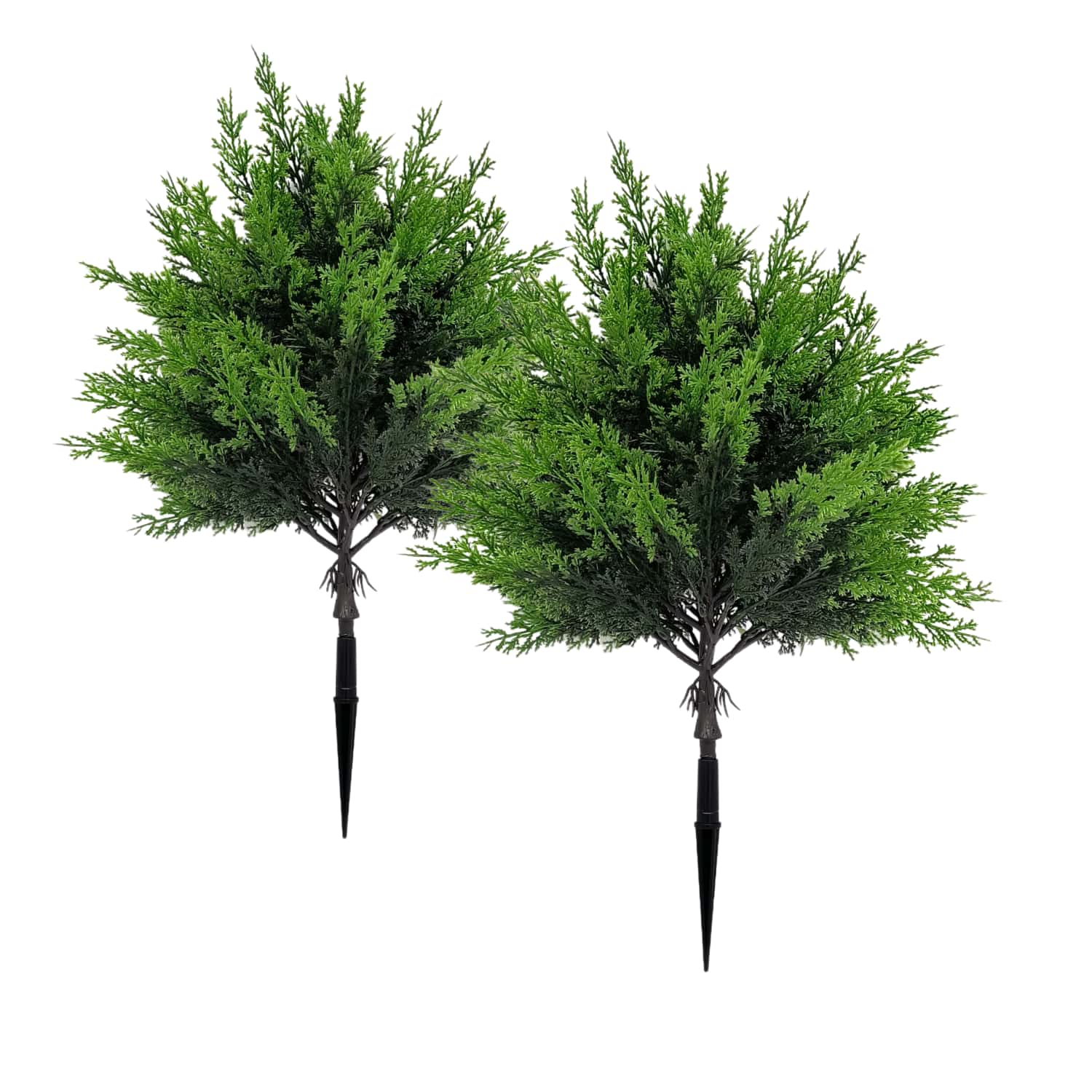 2pcs Outdoor Artificial Greene - Christmas Tree Artificial 评论和价格