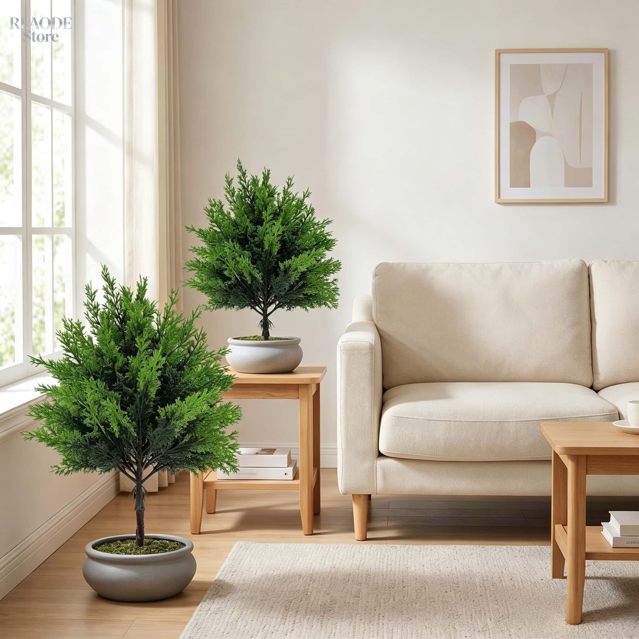 2pcs Outdoor Artificial Greene - Christmas Tree Artificial 评论和价格