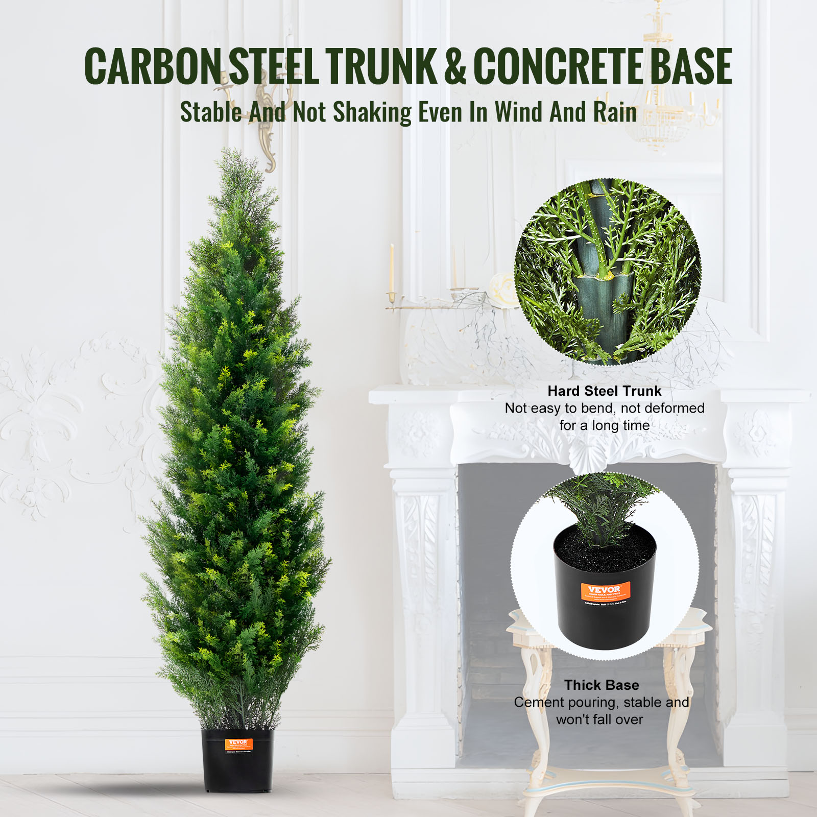 SucceBuy Artificial Cedar Topi - Christmas Tree Artificial 评论和价格