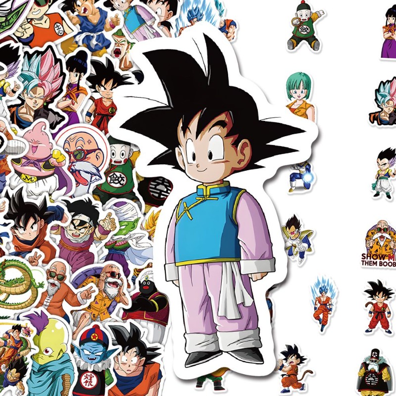 60pcs Anime Dragon Ball sticke - Ornament Ball Set 评论和价格