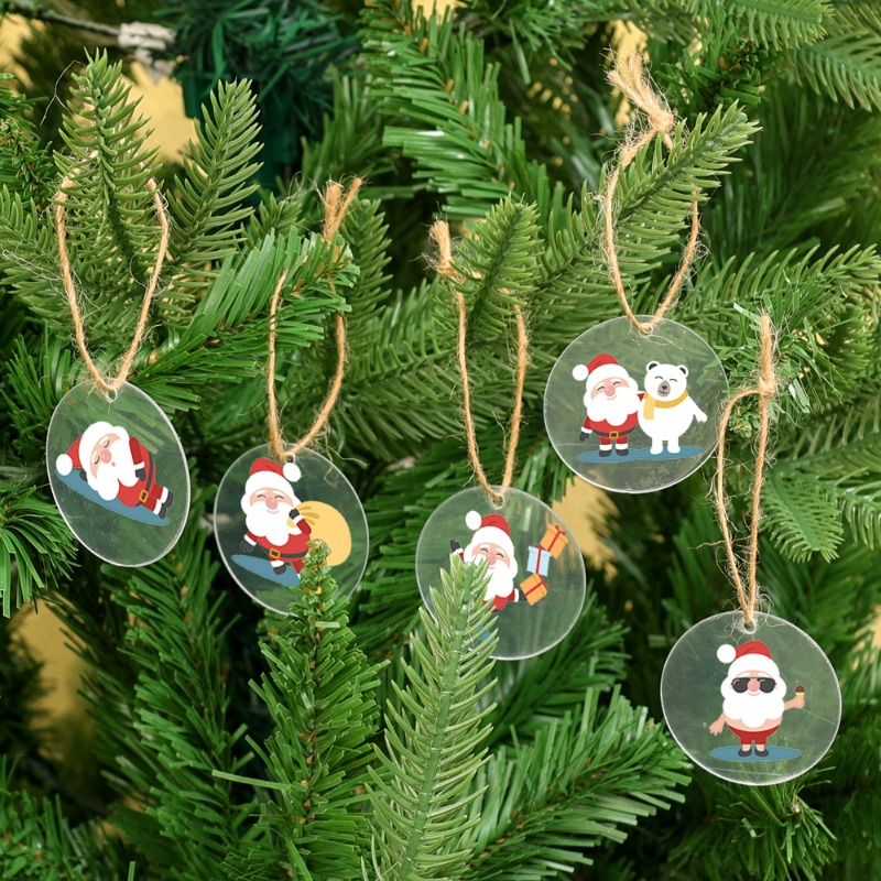 5/100x Blank Christmas Clear R - Christmas Stocking Hanging 评论和价格