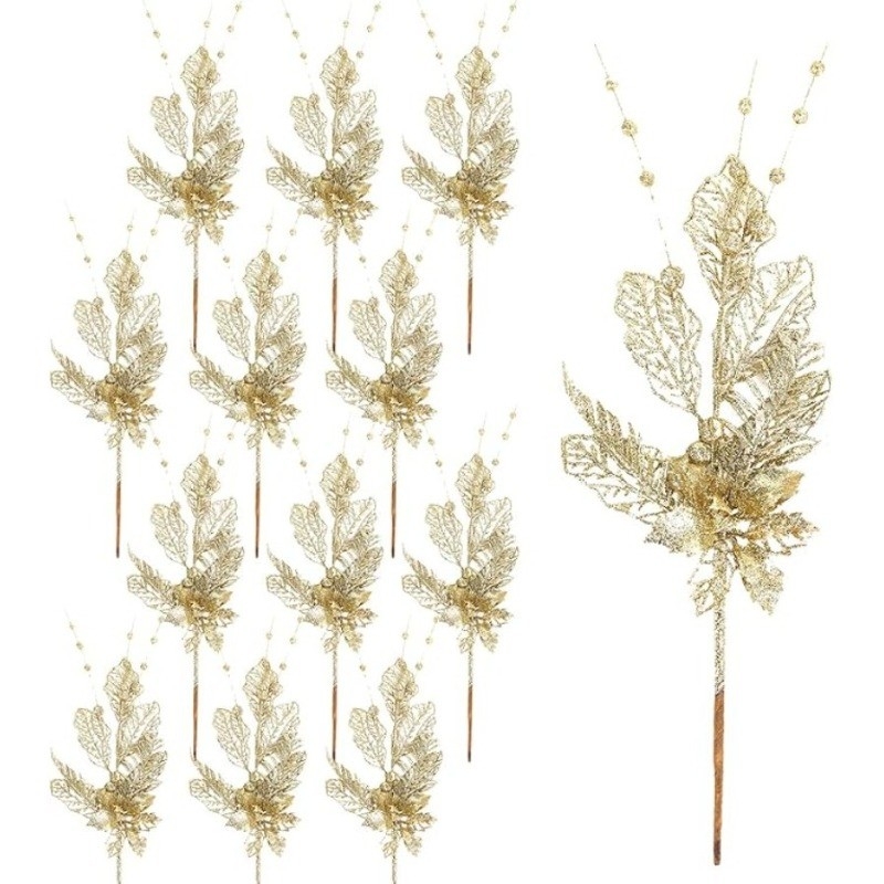 Glitter Artificial Flower Berr - Christmas Wreath Fake 评论和价格