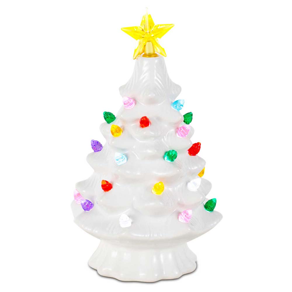 7 Inch Ceramic Christmas Villa - Star Tree Topper 评论和价格