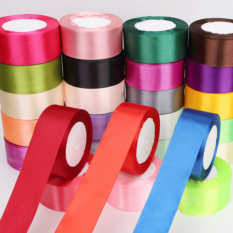 1Roll Satin Ribbon 4cm 25Yards - Ribbon Bow Gift 评论和价格