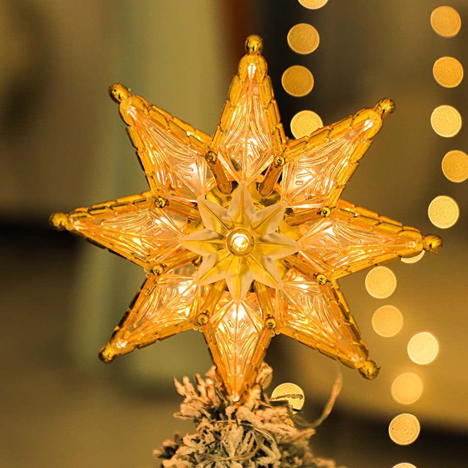 Lighted Star Trees Topper Chri - Star Tree Topper 评论和价格