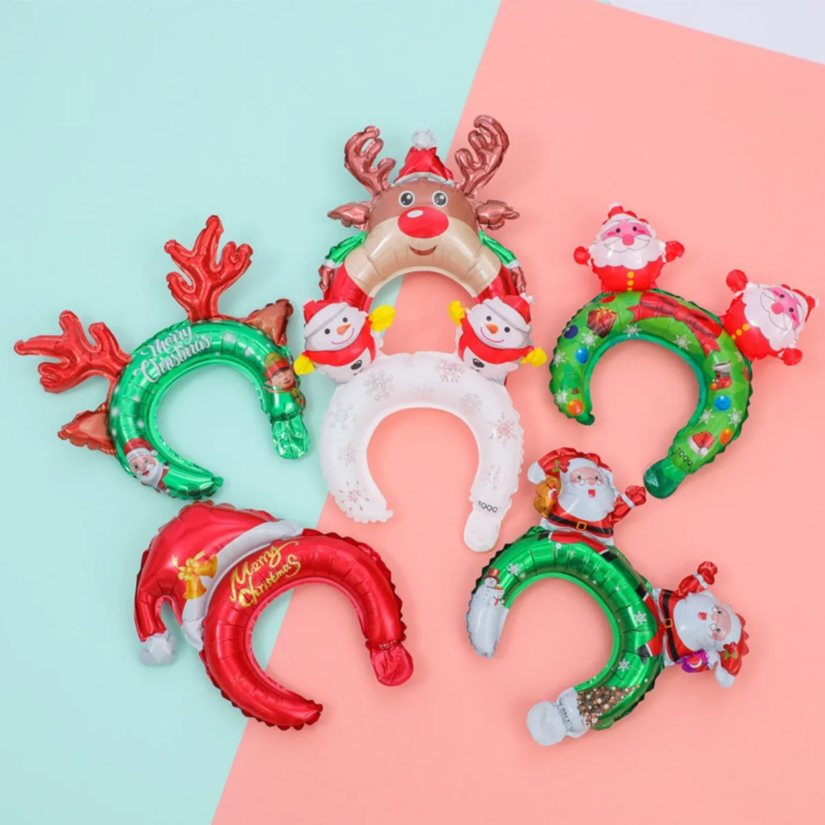 Christmas Inflatable Headbands - Reindeer Antlers Headband 评论和价格