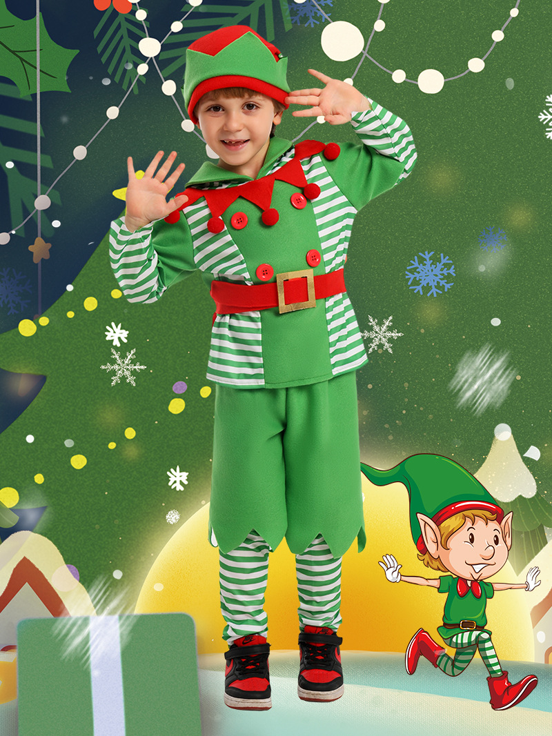 2025 Christmas Elf Kids Cospla - Elf Costume Christmas 评论和价格