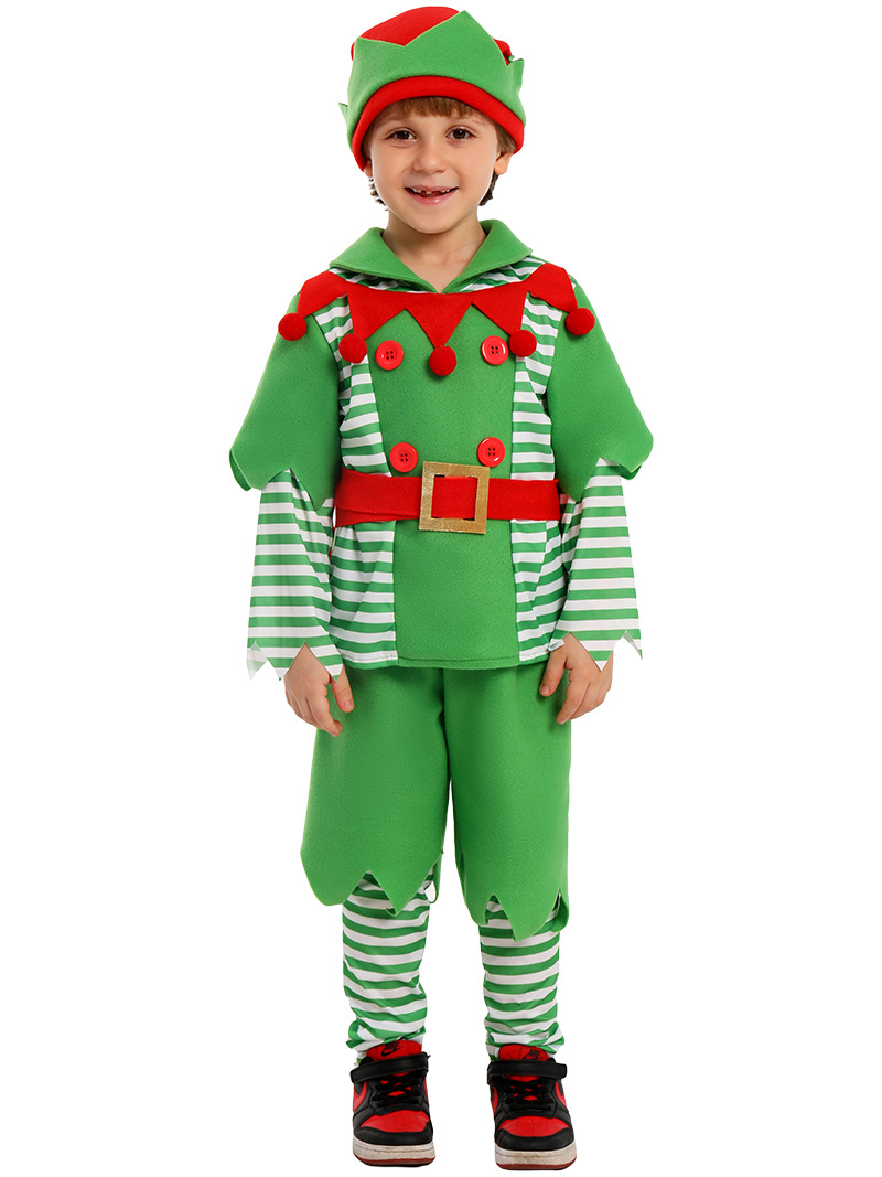 2025 Christmas Elf Kids Cospla - Elf Costume Christmas 评论和价格