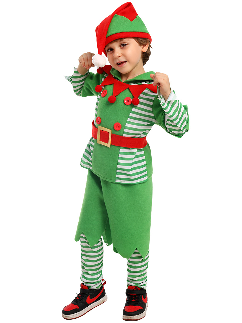 2025 Christmas Elf Kids Cospla - Elf Costume Christmas 评论和价格