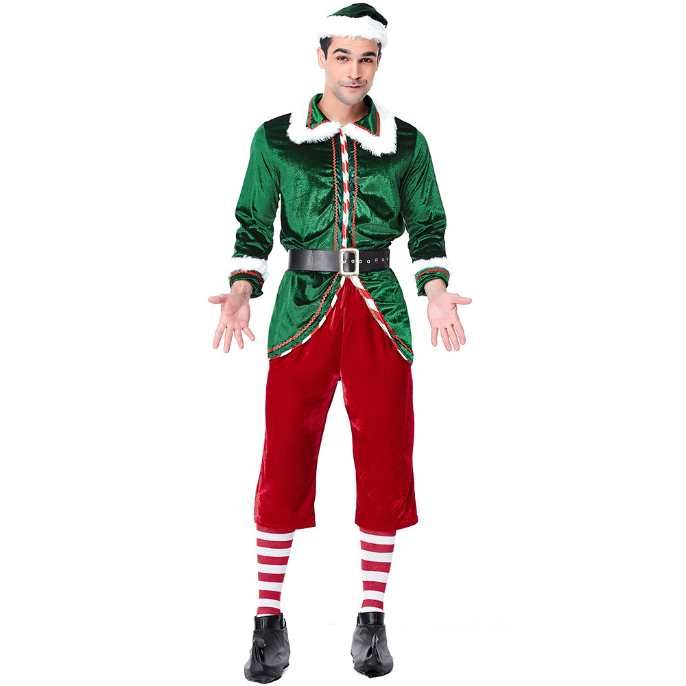 Santa Claus Costume Women Men  - Elf Costume Christmas 评论和价格