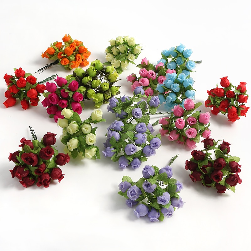 12/36/72/144PCS Rose Artificia - Christmas Wreath Fake 评论和价格