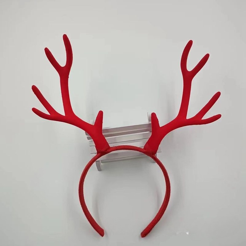 10pair 17cm Flocked Reindeer A - Reindeer Antlers Headband 评论和价格