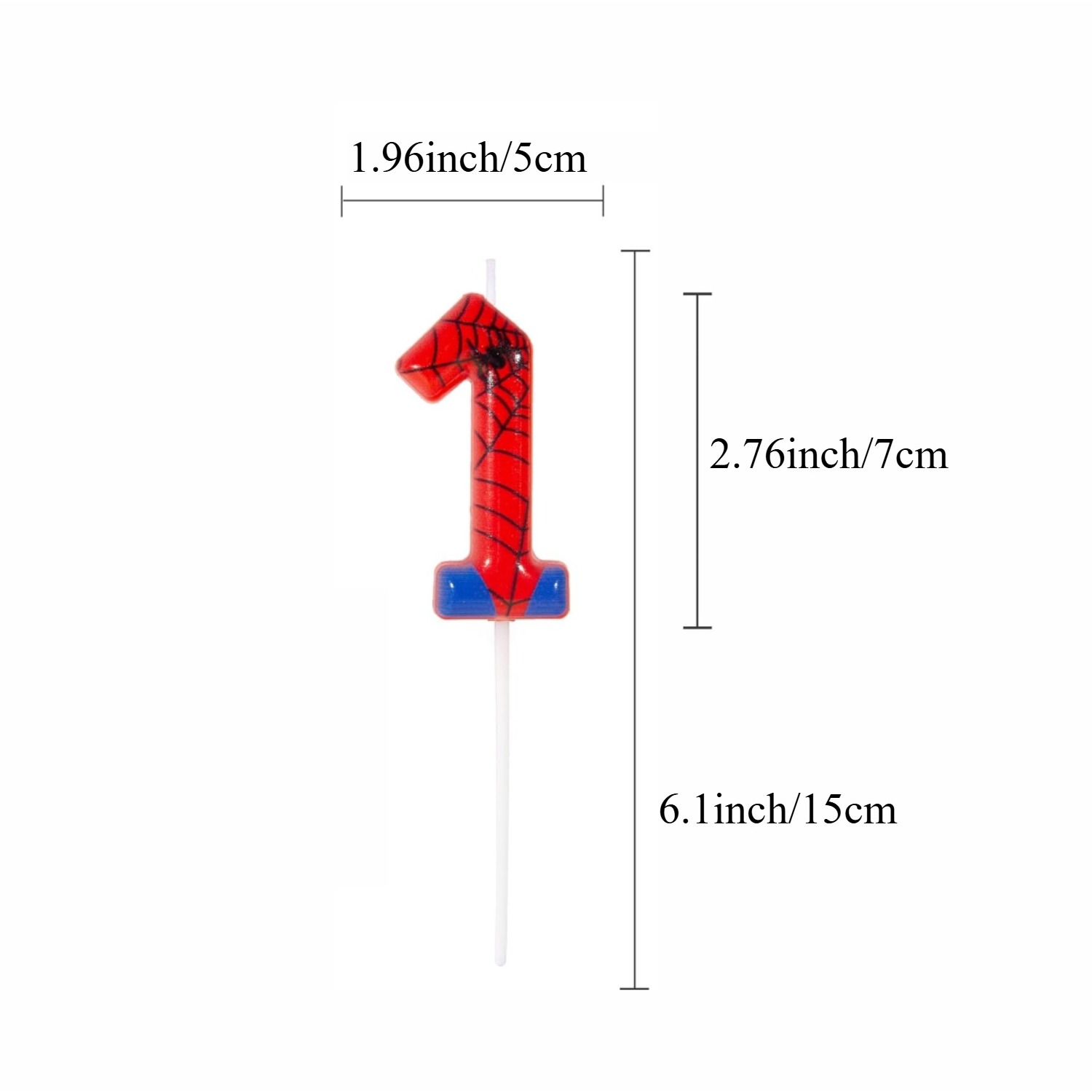 Spider Party 0-9 Birthday Cand - Holiday Candle Set 评论和价格