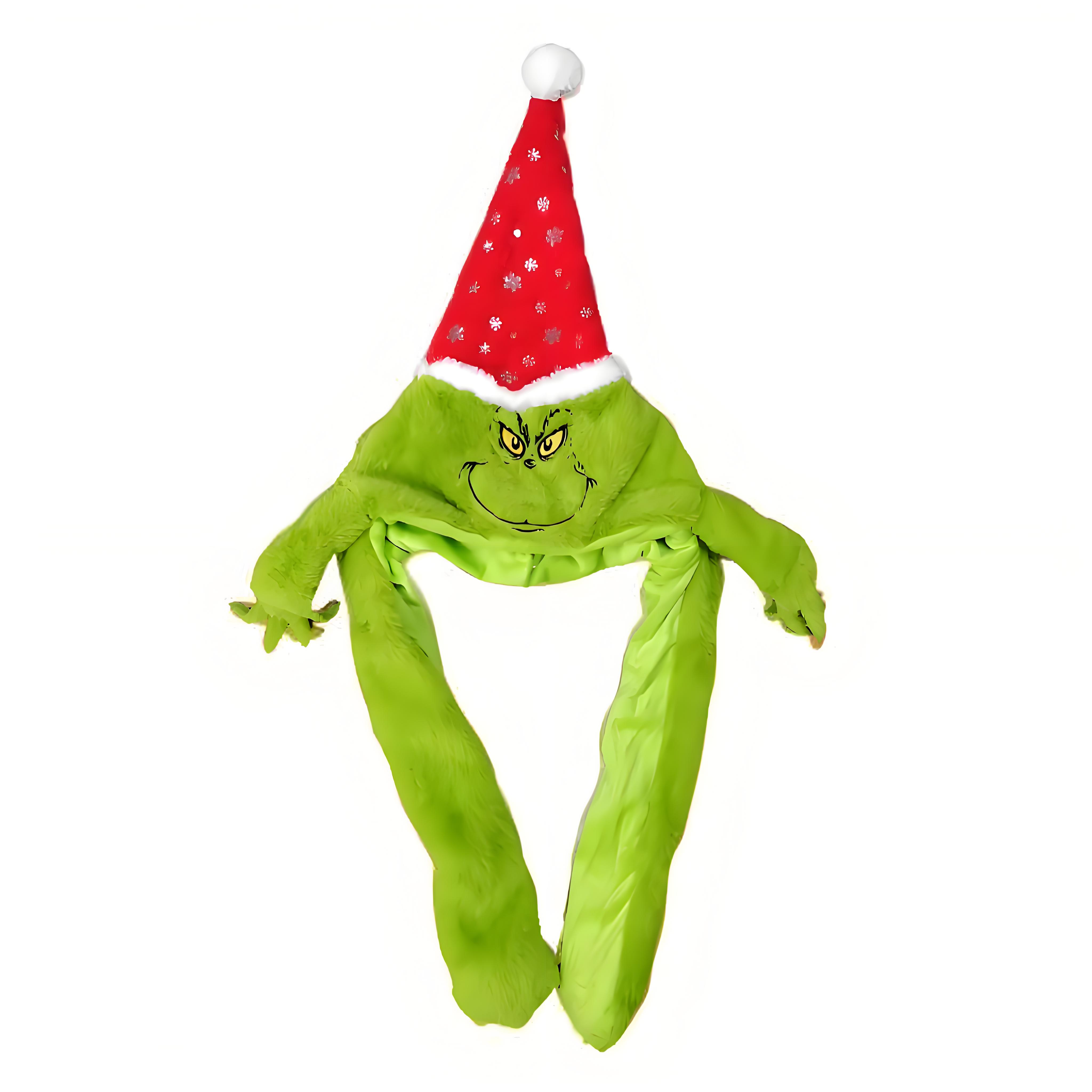 Plush Grincese Hat Cap Scarf C - Santa Hat Plush 评论和价格