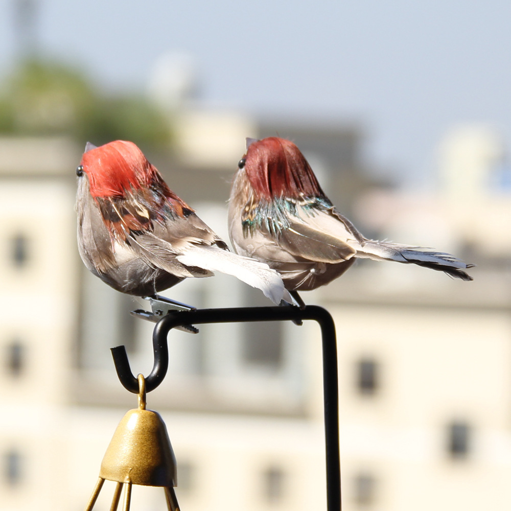 2Pcs Hot Feather Bird Imitatio - Christmas Tree Artificial 评论和价格
