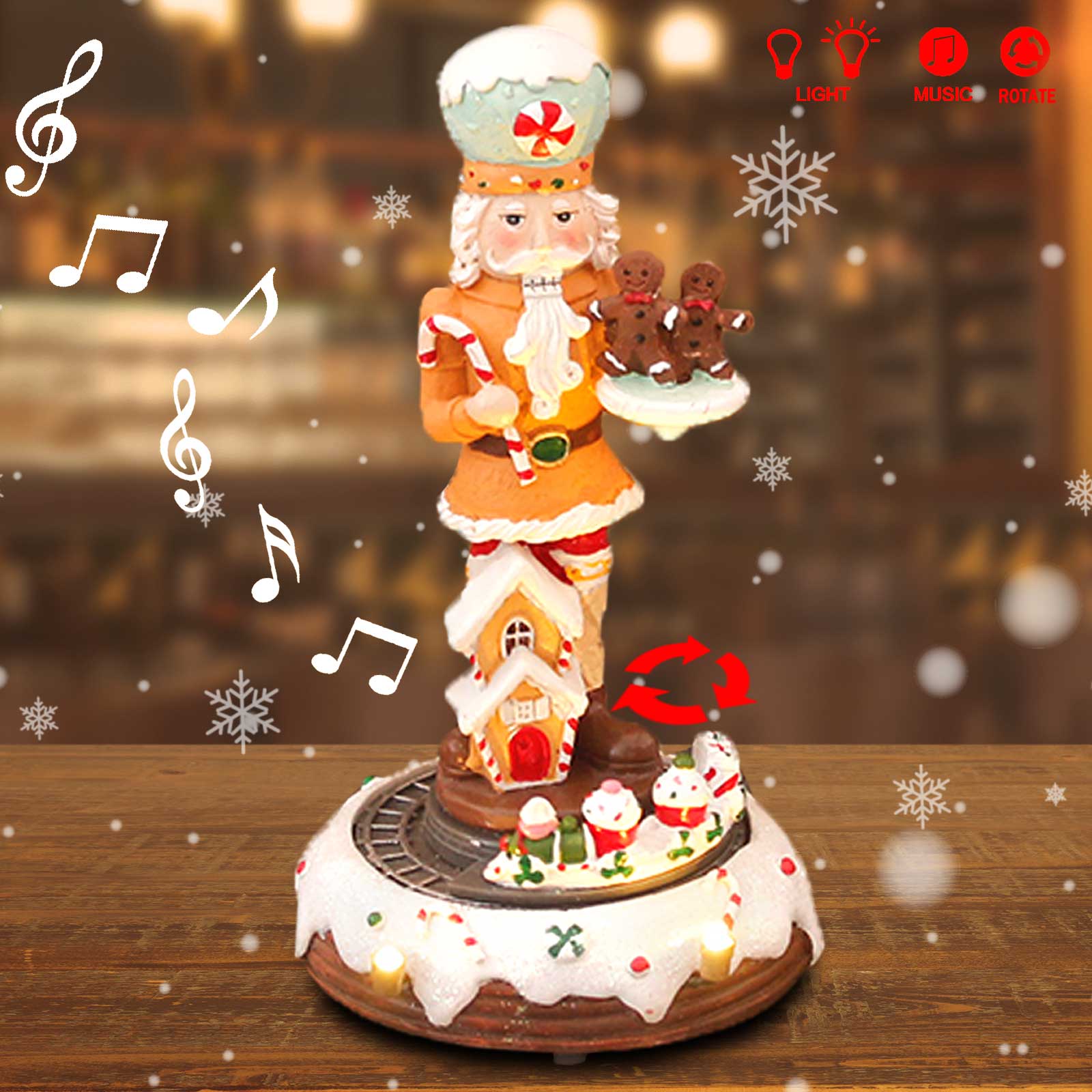 Christmas Gingerbread Nutcrack - Nutcracker Figurine 评论和价格